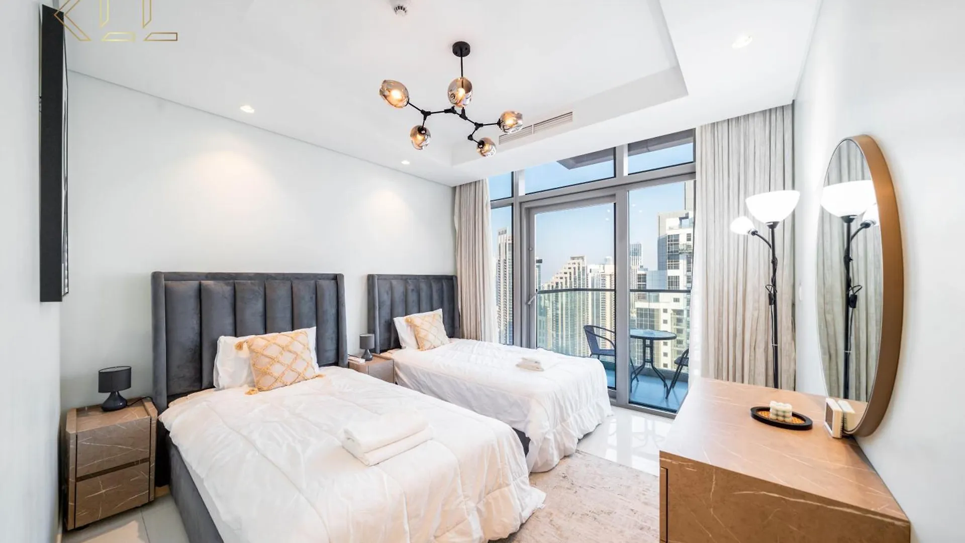 Luxury 2-Bed In Paramount Midtown Hotel Full Burj Khalifa Views 64Th Floor Pool & Burj Views Dubai Apartment